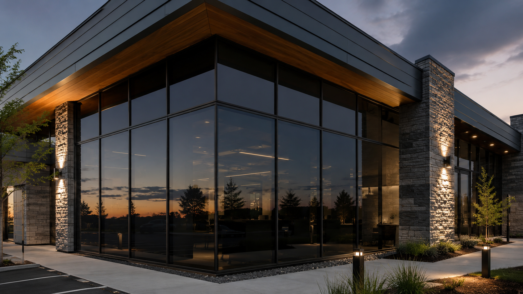 Architectural Tint & Graphics example